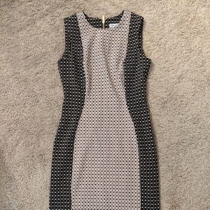 Calvin Klein color block dress